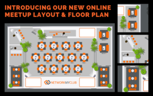 Network My Club Online Business Networking Event Remo Floorplan