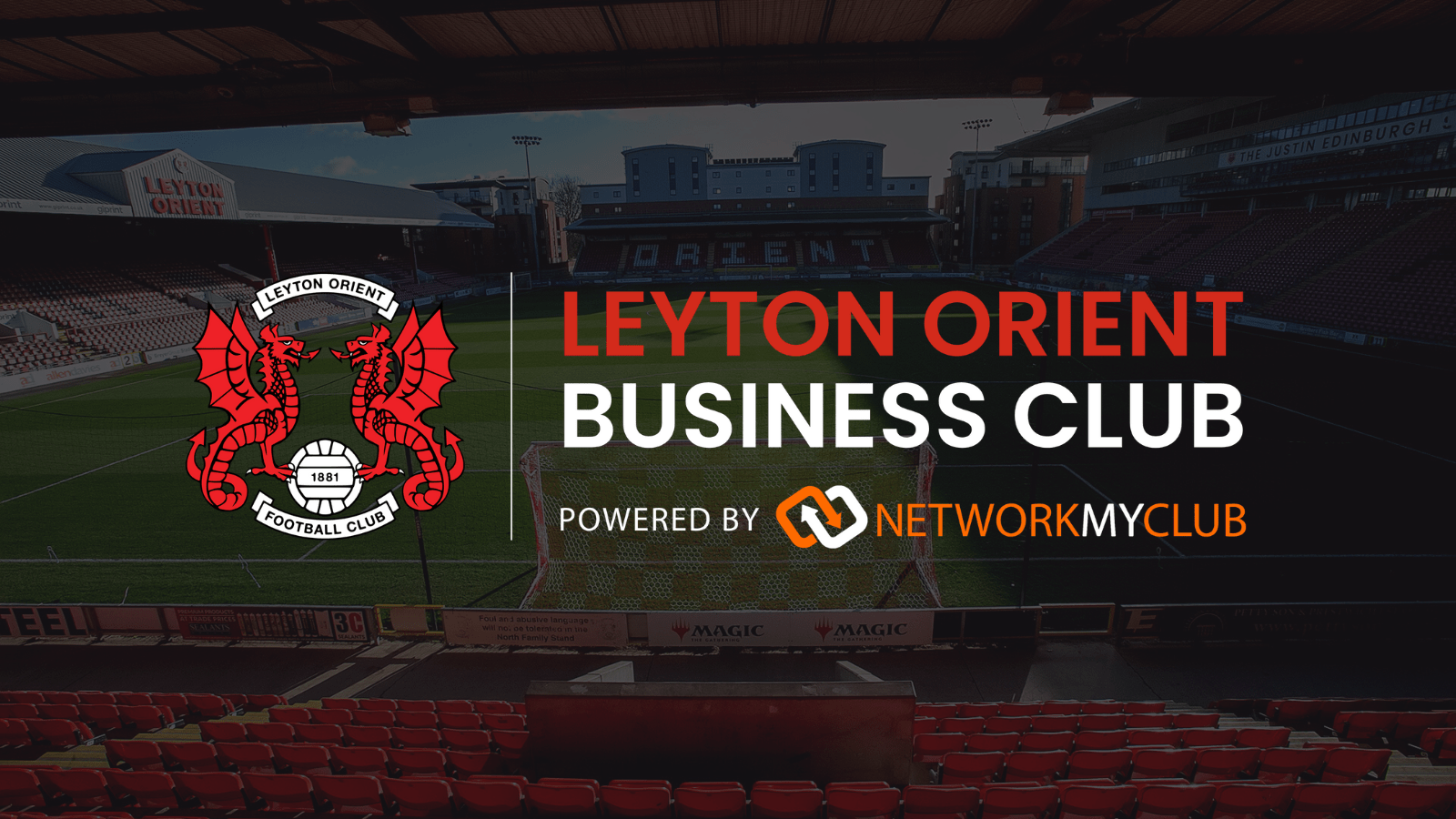 Leyton Orient Business Club Logo - Powered by Network My Club