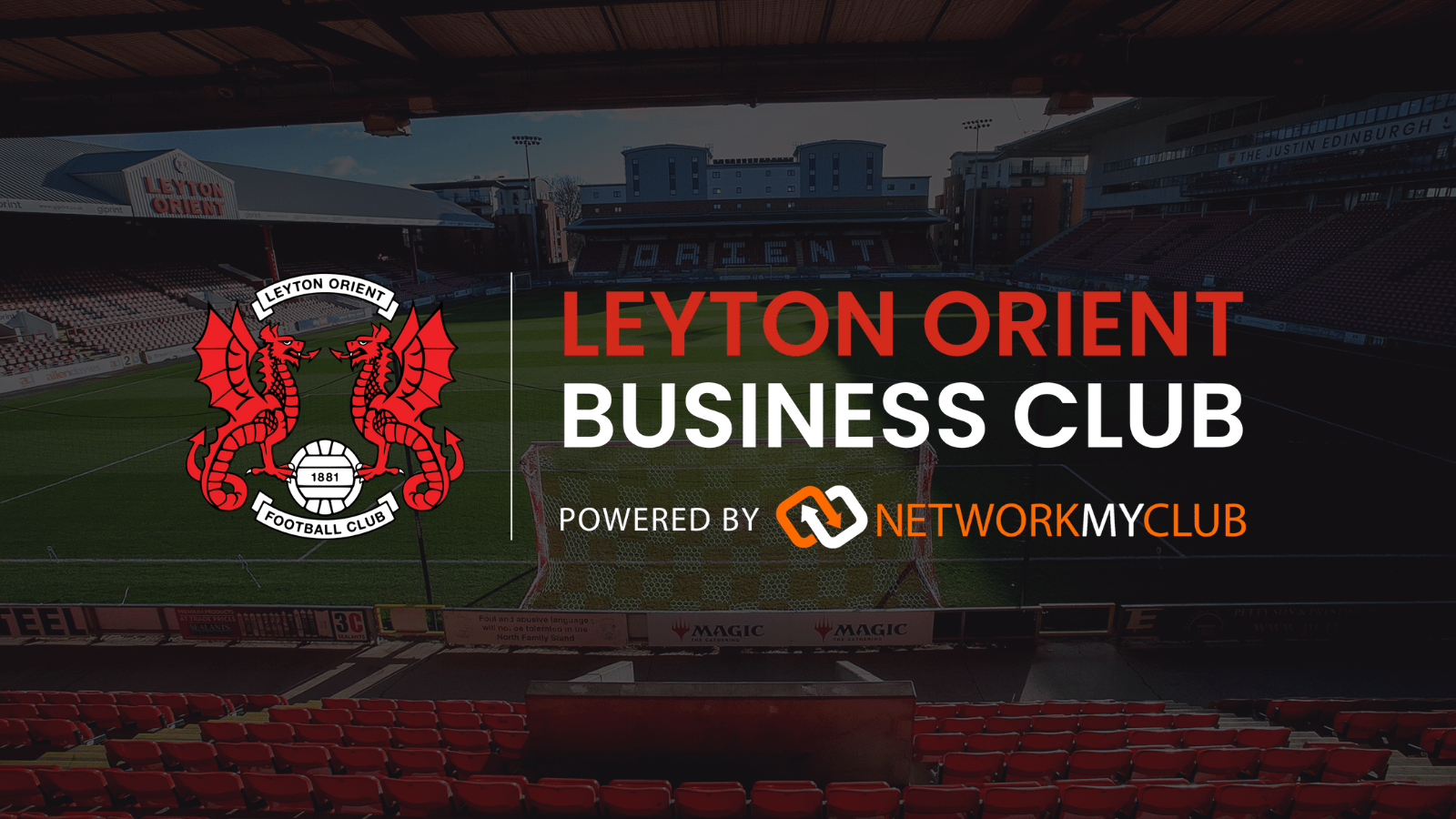 Leyton Orient Business Club - Powered by Network My Club Leyton Orient Business Club Logo - Powered by Network My Club